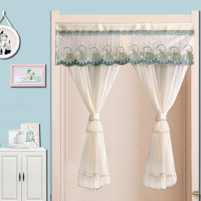 Tulle Curtains Double-layer Lace Sheer Curtains for Kitchen Decorative Partition Short Door Curtain Chef Dustproof Curtain
Tulle Curtains Double-layer Lace Sheer Curtains for Kitchen Decorative Partition Short Door Curtain Chef Dustproof Curtain