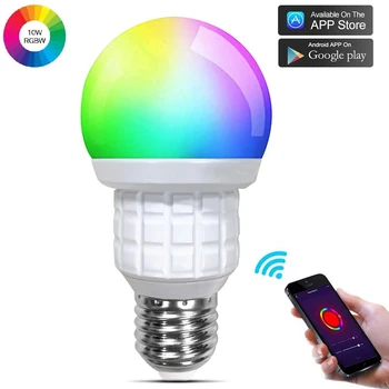 BTMETER 7W Smart Light Bulb,LED RGB E26 E27 Dimmable WiFi Connection LED Bulbs, Work with Alexa and Google Assistant
BTMETER 7W Smart Light Bulb,LED RGB E26 E27 Dimmable WiFi Connection LED Bulbs, Work with Alexa and Google Assistant