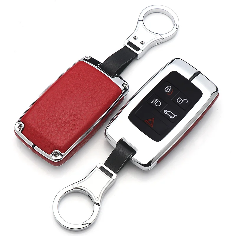 Leather Zinc Alloy Car Smart Key Case Cover Holder Shell For Land Rover Range Rover Sport Evoque Velar Discovery 5 Accessories
Leather Zinc Alloy Car Smart Key Case Cover Holder Shell For Land Rover Range Rover Sport Evoque Velar Discovery 5 Accessories