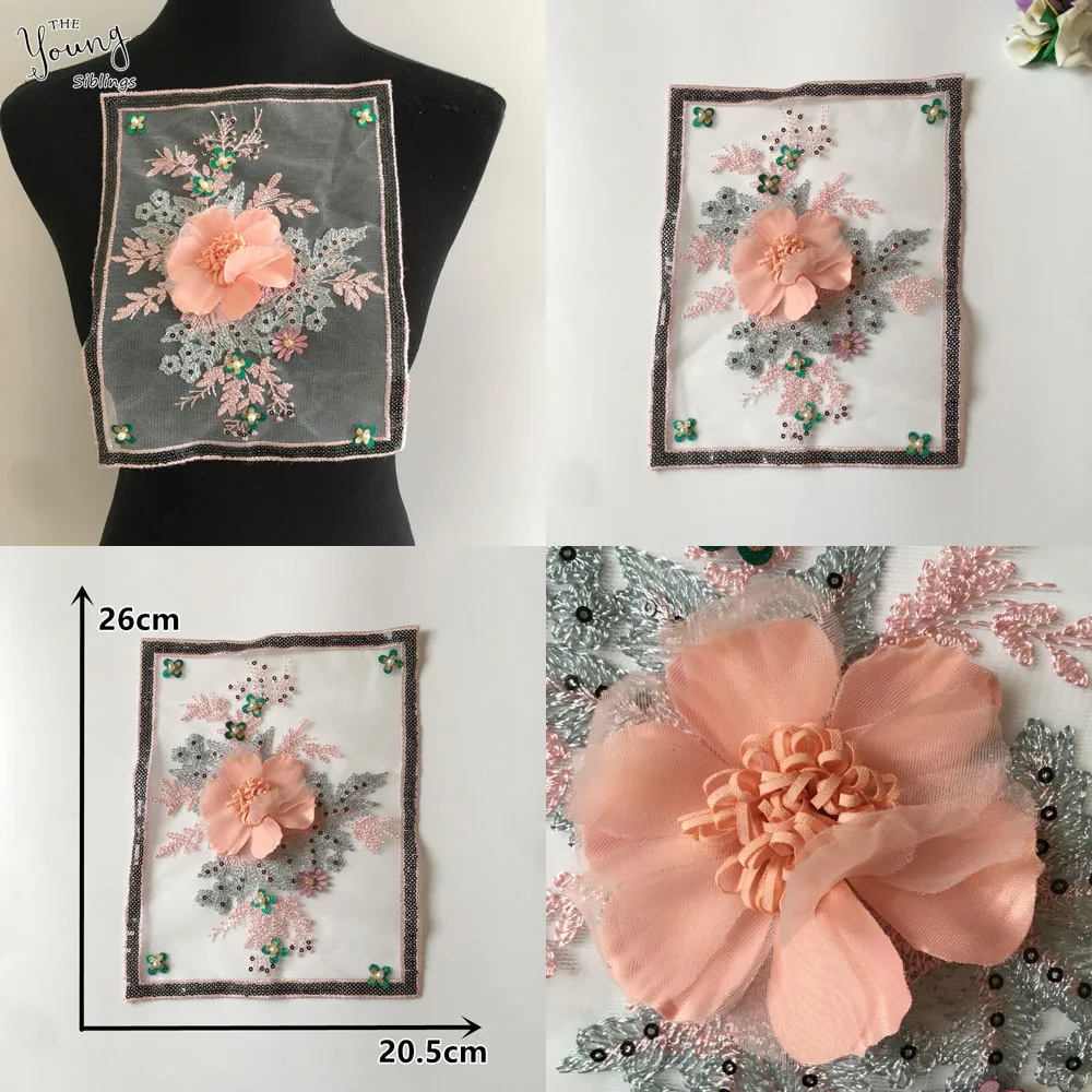 New arrive 3D flower Embroidery Applique Lace collar Venise Sewing Sequins Lace Neckline ABS pearl DIY Trim Clothing Accessories
New arrive 3D flower Embroidery Applique Lace collar Venise Sewing Sequins Lace Neckline ABS pearl DIY Trim Clothing Accessories