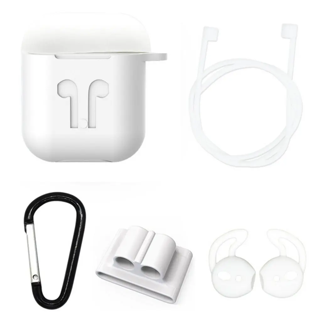 5Pcs/Set Silicone Cover For Airpods Protective Case Anti-lost Wire Eartips Strap Holder For Apple Air Pod Headset accessories
5Pcs/Set Silicone Cover For Airpods Protective Case Anti-lost Wire Eartips Strap Holder For Apple Air Pod Headset accessories