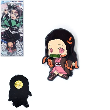 Anime Demon Slayer: Kimetsu no Yaiba Kamado Tanjirou Cosplay Bedge Cartoon Collect Backpacks Bags Badges Button Brooch Pins
Anime Demon Slayer: Kimetsu no Yaiba Kamado Tanjirou Cosplay Bedge Cartoon Collect Backpacks Bags Badges Button Brooch Pins