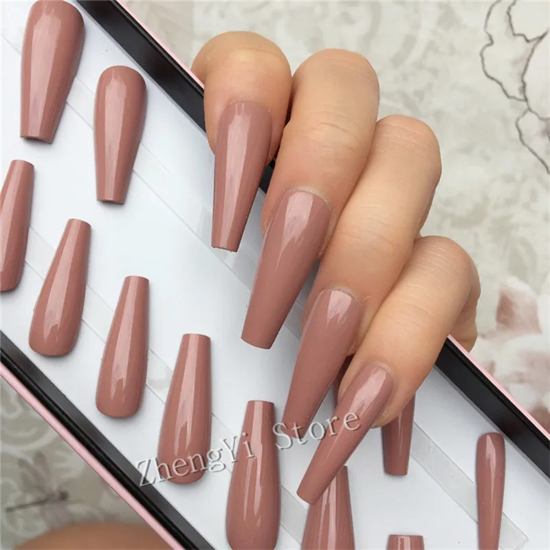 Super Long Fake Nails Coffin Glossy Artificial Plastics Impress Press On Nails False Girls Ballerina full cover Fingernails Tips
Super Long Fake Nails Coffin Glossy Artificial Plastics Impress Press On Nails False Girls Ballerina full cover Fingernails Tips