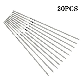 20pc Stainless Steel Barbecue Sticks Skewer BBQ Meat Sticks String Kebab Kabob Needle For Kitchen Camping Barbecue Tool B13
20pc Stainless Steel Barbecue Sticks Skewer BBQ Meat Sticks String Kebab Kabob Needle For Kitchen Camping Barbecue Tool B13