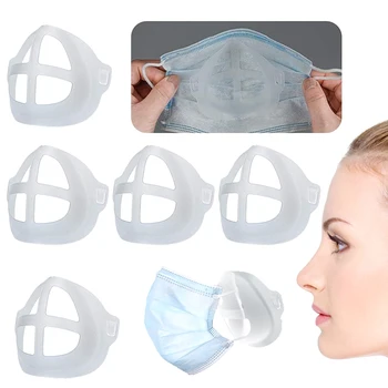 5PCS 3D Mask Bracket Reusable Lipstick NonStick-up Mask Stand Inner Support Nose Increase Breathing Space Mouth Mask Holder
5PCS 3D Mask Bracket Reusable Lipstick NonStick-up Mask Stand Inner Support Nose Increase Breathing Space Mouth Mask Holder