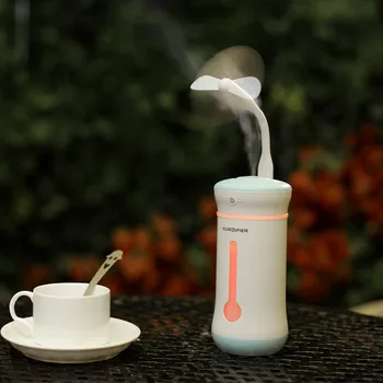 40ML/H Air Humidifier Mini Aromatherapy Essential Oil Ultrasonic Diffuser DC5V Night Light + Fan USB Interface Humidifier 300ml
40ML/H Air Humidifier Mini Aromatherapy Essential Oil Ultrasonic Diffuser DC5V Night Light + Fan USB Interface Humidifier 300ml