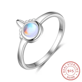 Fashion 925 sterling silver Rings Simple Round Moonstone Rings Charm Jewelry Wedding Rings Anniversary Gift for Women(RI104210)
Fashion 925 sterling silver Rings Simple Round Moonstone Rings Charm Jewelry Wedding Rings Anniversary Gift for Women(RI104210)