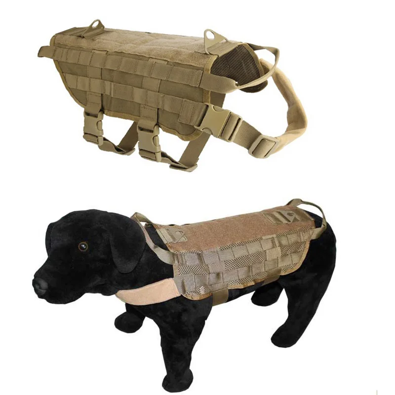 Tactical Dog Vest Breathable Military Police Dog Clothes Harness Training Hunting Outdoor Molle Dog Vest Harness Adjustable Size
Tactical Dog Vest Breathable Military Police Dog Clothes Harness Training Hunting Outdoor Molle Dog Vest Harness Adjustable Size