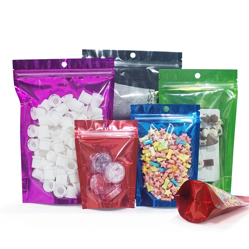 Color Clear Stand Up Zip Lock Bags Transparent Food Packaging Bag Aluminum Mylar Bag 100 Pcs
Color Clear Stand Up Zip Lock Bags Transparent Food Packaging Bag Aluminum Mylar Bag 100 Pcs