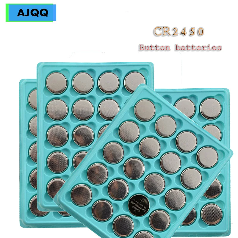 Wholesale 130PCS Cheap 3V CR2450 Button Battery KCR2450 5029LC LM2450 Mobile Phone Coin Lithium Battery
Wholesale 130PCS Cheap 3V CR2450 Button Battery KCR2450 5029LC LM2450 Mobile Phone Coin Lithium Battery