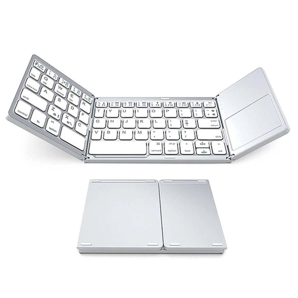 B033 Portable Folding Wireless Keyboard Bluetooth Rechargeable BT Touchpad Keypad For IOS/Android/Windows Ipad Tablet
B033 Portable Folding Wireless Keyboard Bluetooth Rechargeable BT Touchpad Keypad For IOS/Android/Windows Ipad Tablet