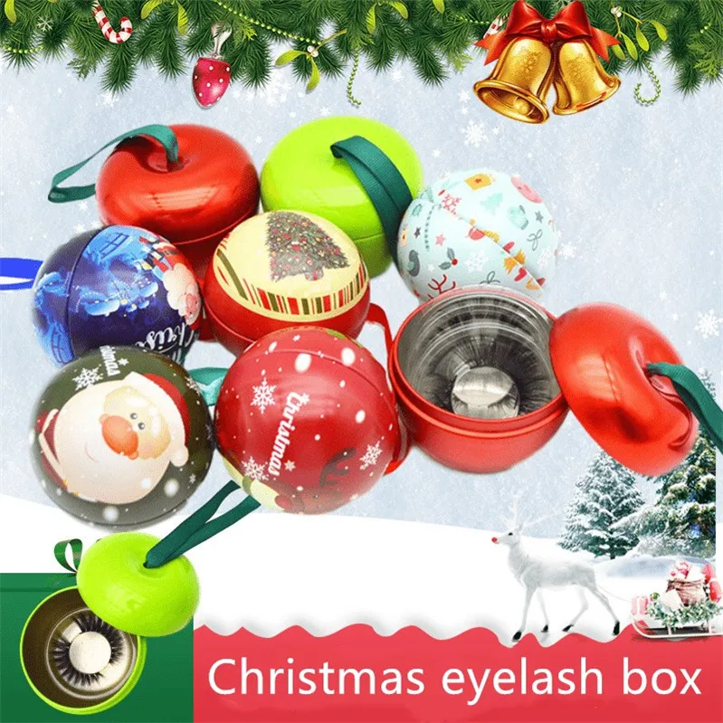 1 PC Christmas Empty Eyelashes Box Portable Small Round Ball False Eyelashes Packaging Box with Transparent Eyelash Tray Gifts
1 PC Christmas Empty Eyelashes Box Portable Small Round Ball False Eyelashes Packaging Box with Transparent Eyelash Tray Gifts