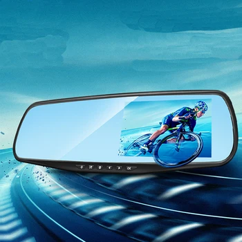 Rearview mirror driving recorder 4.3 inch HD night vision double lens reversing image parking monitoring auto parts XC-64
Rearview mirror driving recorder 4.3 inch HD night vision double lens reversing image parking monitoring auto parts XC-64