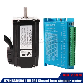 57EH83A4001 57CME26 Hybrid Step-servo Driver CL57 57X83mm Nema23 Closed Loop 4A Servo motor Stepper Motor
57EH83A4001 57CME26 Hybrid Step-servo Driver CL57 57X83mm Nema23 Closed Loop 4A Servo motor Stepper Motor