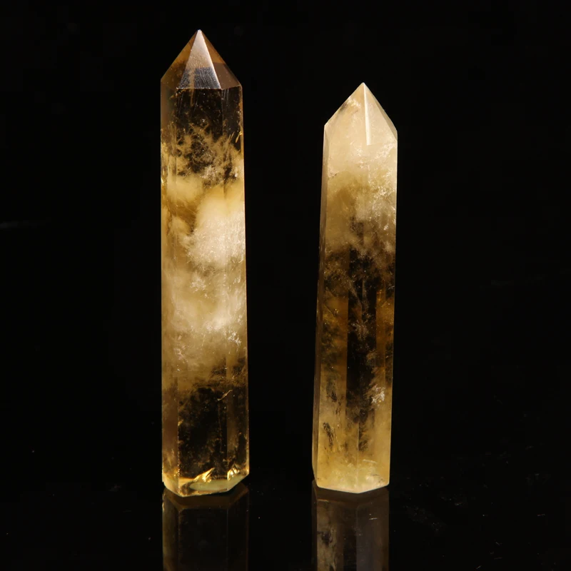 1PC Natural Crystal Point Citrine Quartz Hexagonal Column Stone Healing Quartz Wand Magic Repair Stick Home Decor Ornament GiftS
1PC Natural Crystal Point Citrine Quartz Hexagonal Column Stone Healing Quartz Wand Magic Repair Stick Home Decor Ornament GiftS