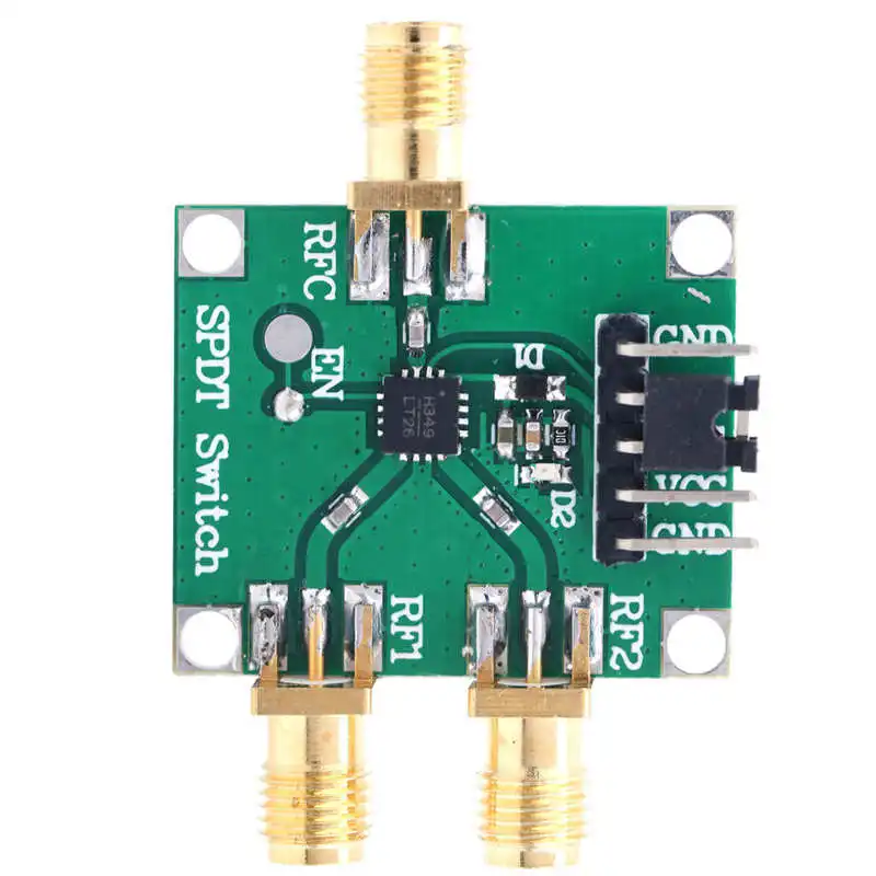 RF Switch Module 3-5V RF Switch Module Single Pole Double Throw Board 50Ohms Input Output Impedance SMA Interface
RF Switch Module 3-5V RF Switch Module Single Pole Double Throw Board 50Ohms Input Output Impedance SMA Interface