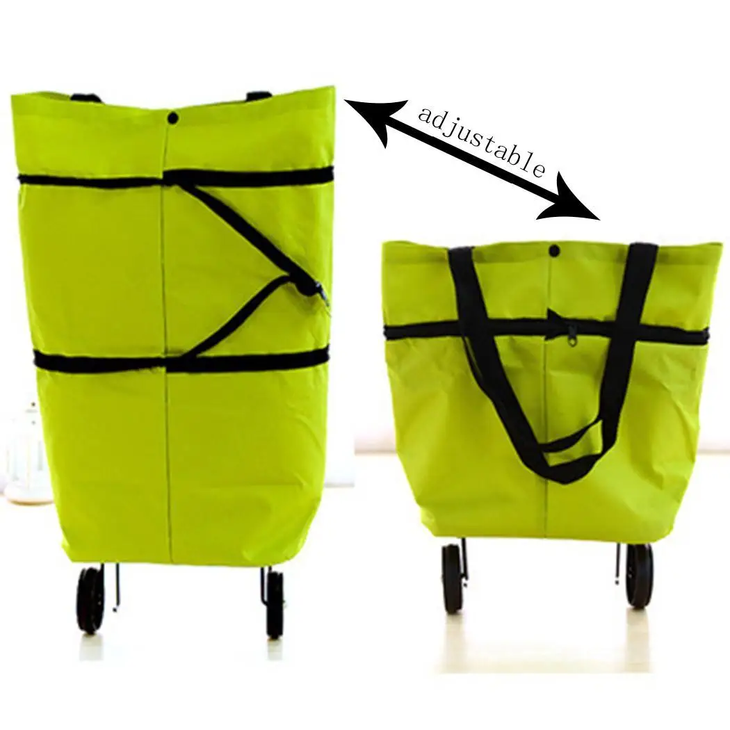 Foldable Rolling Wheel Shopping Cart Tote Reusable 30L Large Capacity Handbag Oxford Cloth Storage Pack Home Grocery Bags
Foldable Rolling Wheel Shopping Cart Tote Reusable 30L Large Capacity Handbag Oxford Cloth Storage Pack Home Grocery Bags