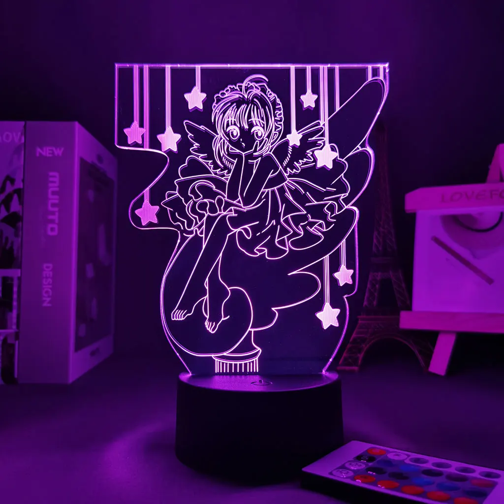 3d светодиодный светильник, аниме кардкаптор Сакура для спальни, декор, светильник, подарок для детей на день рождения, манга, комнатная настольная лампа, кардкаптор Сакура
3d светодиодный светильник, аниме кардкаптор Сакура для спальни, декор, светильник, подарок для детей на день рождения, манга, комнатная настольная лампа, кардкаптор Сакура