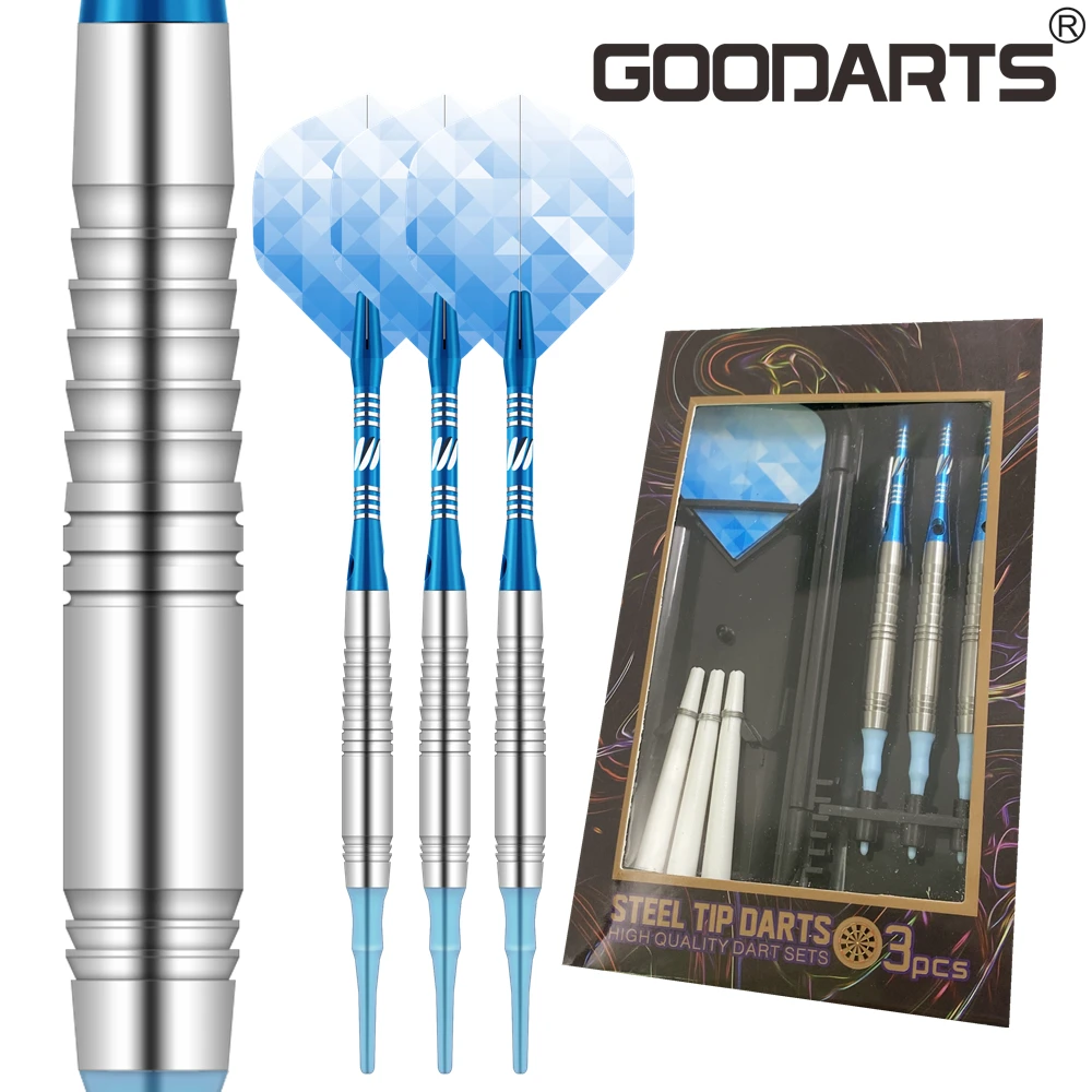 GOODARTS Indoor Sports Games Set Professional Barrel Point With Aluminum Shafts 21g 90% Tungsten Steel Tip Darts
GOODARTS Indoor Sports Games Set Professional Barrel Point With Aluminum Shafts 21g 90% Tungsten Steel Tip Darts