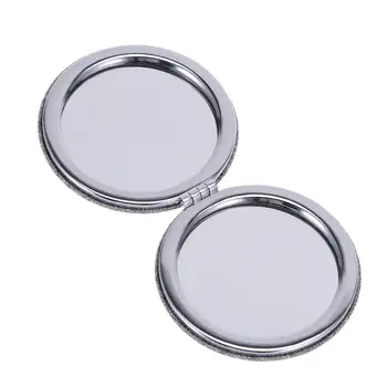 1pc Pocket Mirror Portable Folding Cloth Embroidery Vintage Round Double-sided Mirror for Women Ladies
1pc Pocket Mirror Portable Folding Cloth Embroidery Vintage Round Double-sided Mirror for Women Ladies
