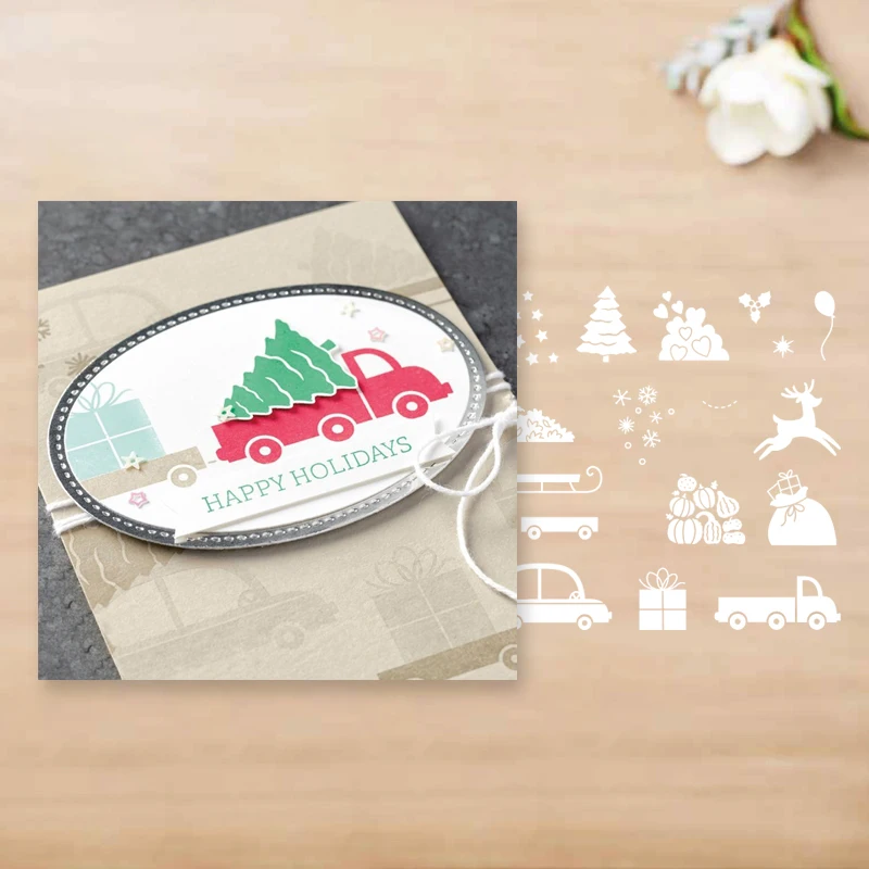 JC399 Christmas Metal Cutting Dies and stamps for DIY Scrapbooking Photo Album Decorative Embossing Paper Card Crafts Die Cut
JC399 Christmas Metal Cutting Dies and stamps for DIY Scrapbooking Photo Album Decorative Embossing Paper Card Crafts Die Cut