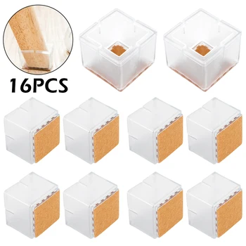 16pcs Square Table and Chair Foot Protection Cover Non-slip Table and Chair Leg Cap Foot Protection Bottom Cover Pad
16pcs Square Table and Chair Foot Protection Cover Non-slip Table and Chair Leg Cap Foot Protection Bottom Cover Pad