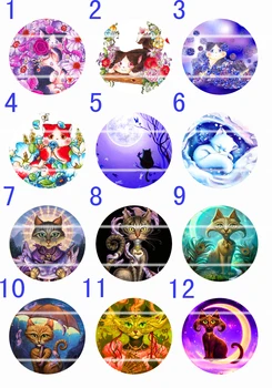 Handmade Colorful picture Round Glass Cabochons Refrigerator magnet for Necklace Decoration and Phone Chain Accessaries345
Handmade Colorful picture Round Glass Cabochons Refrigerator magnet for Necklace Decoration and Phone Chain Accessaries345
