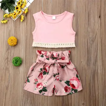 2020 new hot style summer female children's wear pure color pink fringed pants coat + printing bowknot pants two-piece outfit
2020 new hot style summer female children's wear pure color pink fringed pants coat + printing bowknot pants two-piece outfit