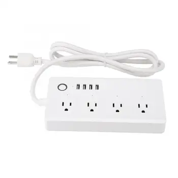 Wifi Smart Power 4 USB Extension Socket US Plug 100-240V Mobile Phone APP Remote Control
Wifi Smart Power 4 USB Extension Socket US Plug 100-240V Mobile Phone APP Remote Control