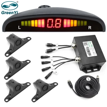 GreenYi Truck Bus Camper Led Parking Sensor Parktronic Display 4 Sensors Reverse Backup Assistance Radar Detector Monitor System
GreenYi Truck Bus Camper Led Parking Sensor Parktronic Display 4 Sensors Reverse Backup Assistance Radar Detector Monitor System