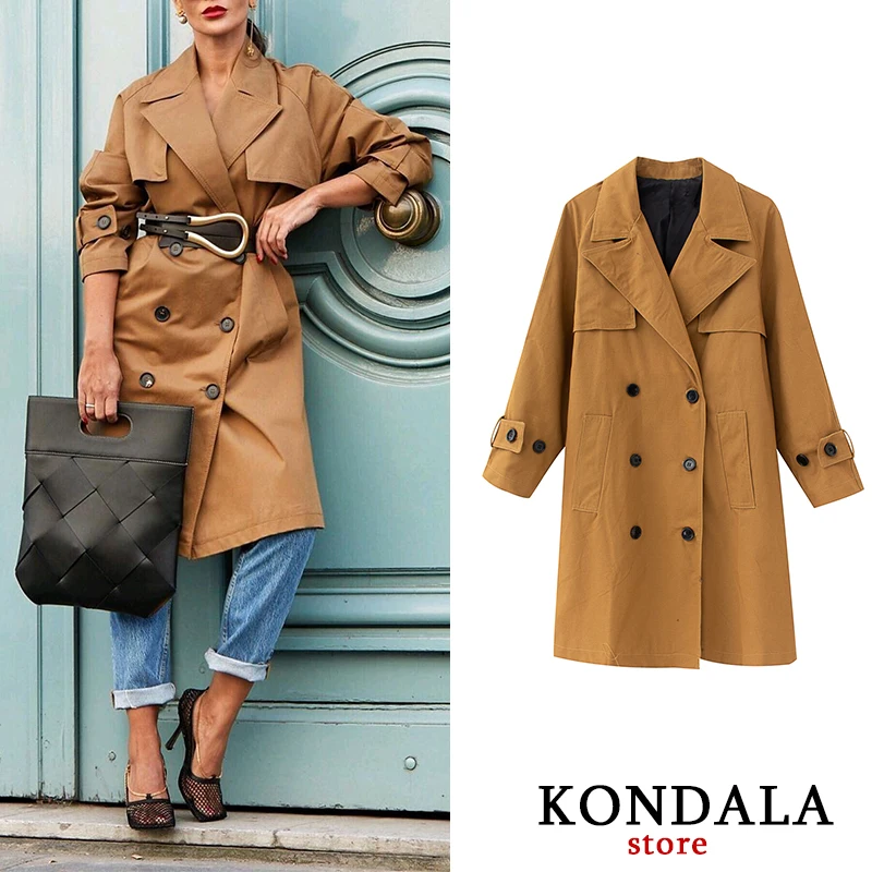Women's Jacket za 2020 Office Lady Double Breasted Long Camel Jacket Autumn Winter Outwear Female Loose Coat Mid-calf Jacket
Women's Jacket za 2020 Office Lady Double Breasted Long Camel Jacket Autumn Winter Outwear Female Loose Coat Mid-calf Jacket