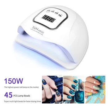 150W Nail Gel Lamp Lamp Sun X5 MAX LED Nail Dryer with LCD Display Nail DIY Manicure Tools UV for All Gel Varnish Nails Art #GE6
150W Nail Gel Lamp Lamp Sun X5 MAX LED Nail Dryer with LCD Display Nail DIY Manicure Tools UV for All Gel Varnish Nails Art #GE6