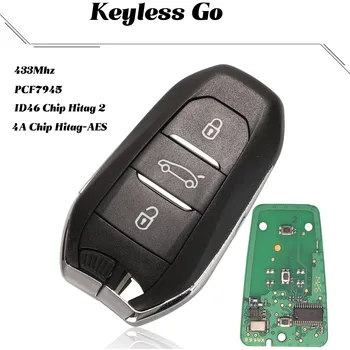 jinyuqin Keyless Go VA2/HU83 Smart Key for Citroen C4 C4L DS4 DS5 Car key Remote 433Mhz/434Mhz ID46 Hitag2 4A Hitag-AES
jinyuqin Keyless Go VA2/HU83 Smart Key for Citroen C4 C4L DS4 DS5 Car key Remote 433Mhz/434Mhz ID46 Hitag2 4A Hitag-AES