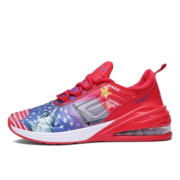 Autumn New Design Red Air Cushion Women Running Shoes Flag Painting Air Sneakers Unisex Breathable Comfortable Women Sport Shoes
Autumn New Design Red Air Cushion Women Running Shoes Flag Painting Air Sneakers Unisex Breathable Comfortable Women Sport Shoes