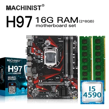 H97 desktop LGA1150 motherboard set kit with Intel I5-4590 processor 16G(2*8G)ddr3 ram memory Micro-ATX pci-e3.0 NVME M.2 SSD
H97 desktop LGA1150 motherboard set kit with Intel I5-4590 processor 16G(2*8G)ddr3 ram memory Micro-ATX pci-e3.0 NVME M.2 SSD