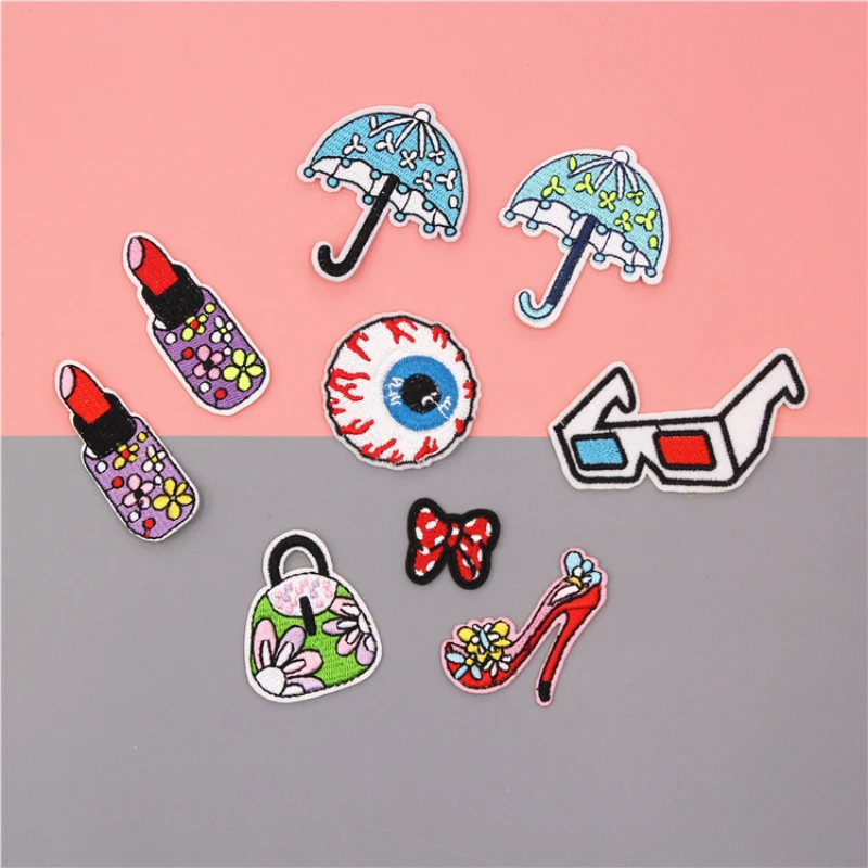 9pcs Mix Umbrella Pattern Embroidered Iron-on Patchs for Badge Bag Hat Cap Jeans Applique Fabric stickers decoration scrapbook
9pcs Mix Umbrella Pattern Embroidered Iron-on Patchs for Badge Bag Hat Cap Jeans Applique Fabric stickers decoration scrapbook