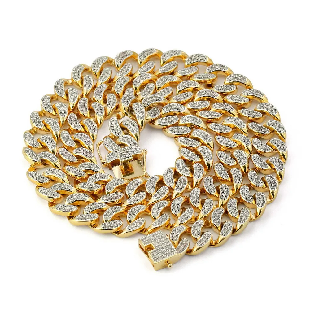 Miami Cuban Chain Choker Gold/Silver Color Copper Iced Out Cubic Zircon Necklace Hip Hop Jewelry For Men Gifts
Miami Cuban Chain Choker Gold/Silver Color Copper Iced Out Cubic Zircon Necklace Hip Hop Jewelry For Men Gifts