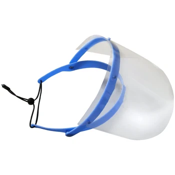 Outdoor Protective Headgear Face Mask with Anti-Fog and Splash Protection with 10 Plastic Protective Films Blue
Outdoor Protective Headgear Face Mask with Anti-Fog and Splash Protection with 10 Plastic Protective Films Blue