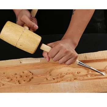 Solid Carpenter Wooden Mallet Hammer Handle Round Head For DIY Woodworking Household Working Carvers Hand Tool QDD9745 
Solid Carpenter Wooden Mallet Hammer Handle Round Head For DIY Woodworking Household Working Carvers Hand Tool QDD9745