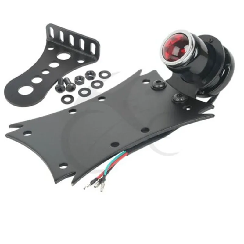 Motorcycle Horizontally Side Mount License Plate Brake Tail Light Bracket For Harley Cafe Racer Bobber Chopper
Motorcycle Horizontally Side Mount License Plate Brake Tail Light Bracket For Harley Cafe Racer Bobber Chopper