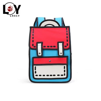 Fashion Women Backpack Creative 2d Travel Drawing Backpacks 3d Jump Style Cartoon School Bag Tote Cute Student Unisex Knapsack 
Fashion Women Backpack Creative 2d Travel Drawing Backpacks 3d Jump Style Cartoon School Bag Tote Cute Student Unisex Knapsack