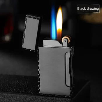 Thunder Metal Double Flames Metal Lighter Jet Butane Torch Turbo Lighter Gas Cigar Cigarette Lighters Men Smoking Accessories
Thunder Metal Double Flames Metal Lighter Jet Butane Torch Turbo Lighter Gas Cigar Cigarette Lighters Men Smoking Accessories