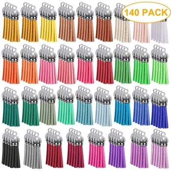 140Pcs Mixed Colors Leather Keychain Tassels Bulk Acrylic Keychain Blanks Charms Earring Bracelets and Jewelry Making
140Pcs Mixed Colors Leather Keychain Tassels Bulk Acrylic Keychain Blanks Charms Earring Bracelets and Jewelry Making