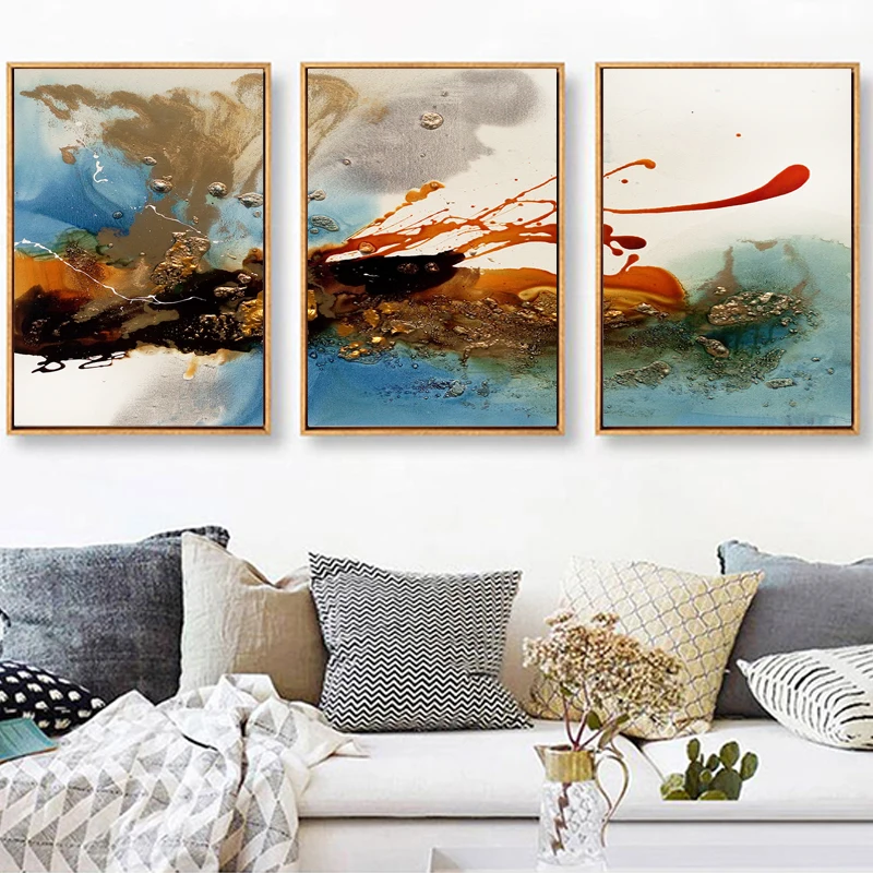 Modern Abstract Oil Painting Posters and Prints Wall Art Canvas Painting Colorful Rhythm Pictures for Living Room Decor No Frame 
Modern Abstract Oil Painting Posters and Prints Wall Art Canvas Painting Colorful Rhythm Pictures for Living Room Decor No Frame