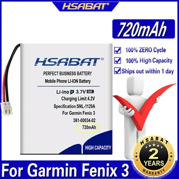 HSABAT 361-00034-02 720mAh Battery For Garmin Fenix 3,Fenix 3 HR Fenix3 GPS sports watch Batteries
HSABAT 361-00034-02 720mAh Battery For Garmin Fenix 3,Fenix 3 HR Fenix3 GPS sports watch Batteries