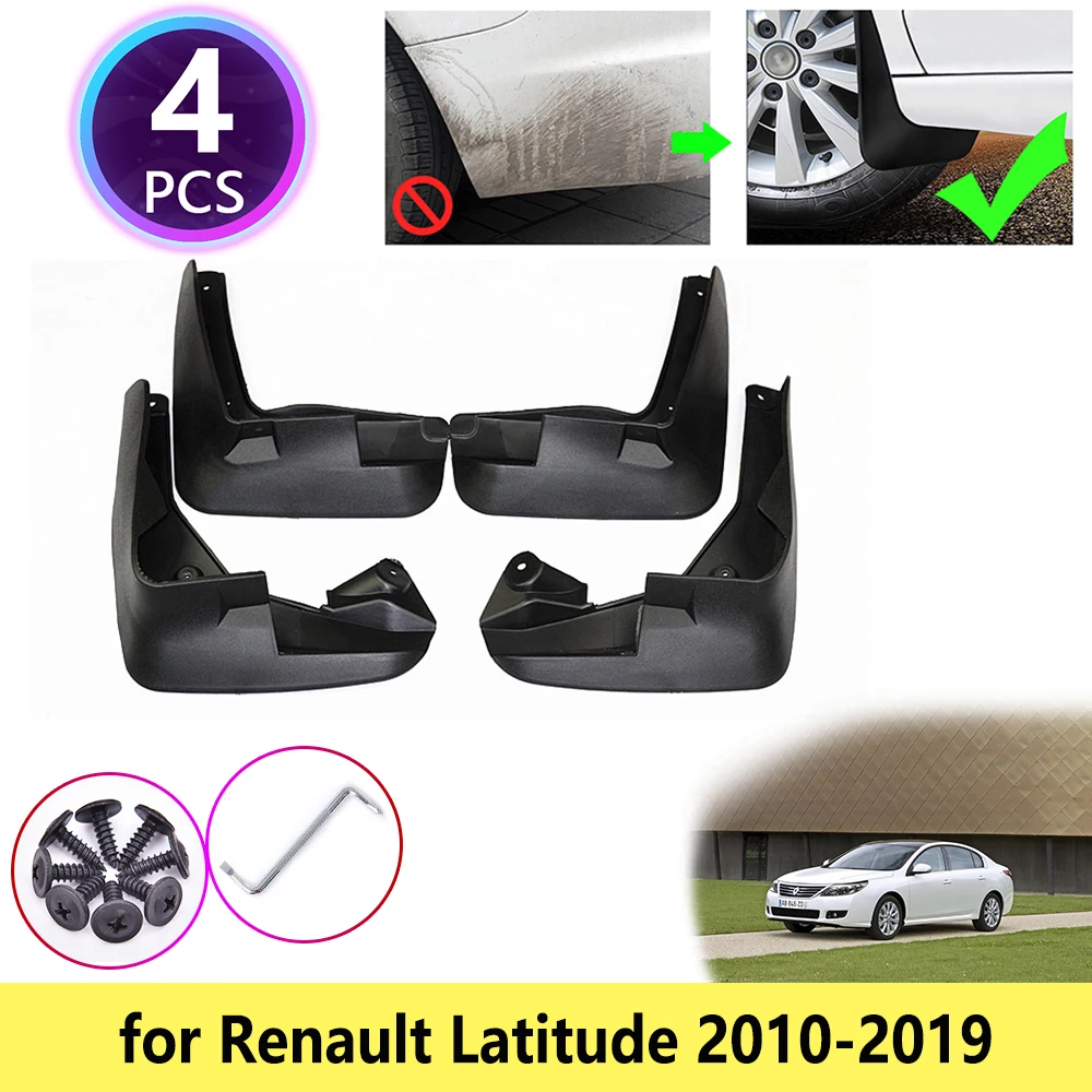 for Renault Latitude Safrane Samsung SM5 2010~2019 Mudguards Mudflap Fender Mud Flaps Splash Guards Accessories 2013 2014 2015 | Автомобили