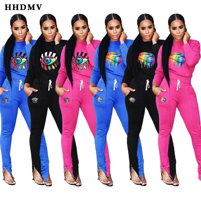 HHDMV ARM8121 spring casual movement style sets long sleeve round neck printed top elastic pockets long pants two piece sets
HHDMV ARM8121 spring casual movement style sets long sleeve round neck printed top elastic pockets long pants two piece sets