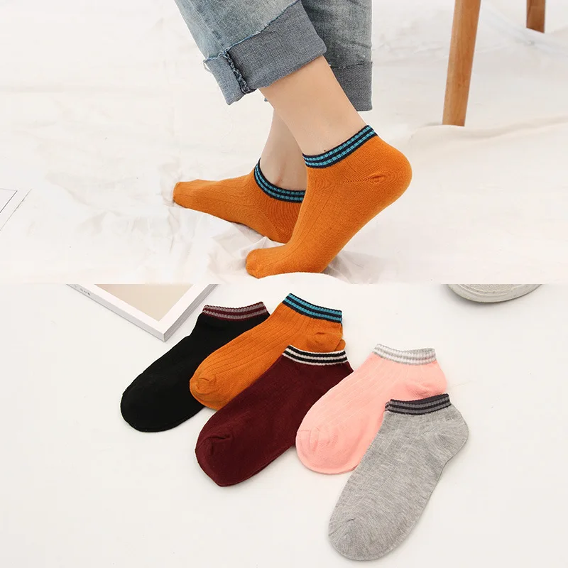 1264 Autumn New Style Women's Casual No-show Socks Japanese-style Multi-color Stripe Low-top Socks Breathable Socks Supply of Go
1264 Autumn New Style Women's Casual No-show Socks Japanese-style Multi-color Stripe Low-top Socks Breathable Socks Supply of Go