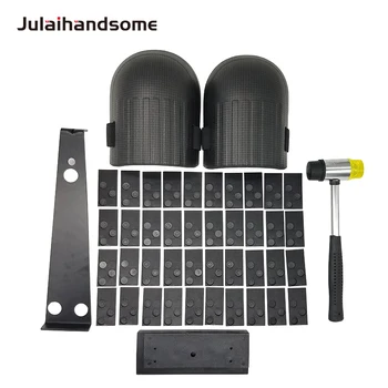 45PC Wood Flooring Installation Kit Heavy Duty Pull Bar Durable Rubber Tapping Block Comfortable Foam Knee Pads Hand Tool Set
45PC Wood Flooring Installation Kit Heavy Duty Pull Bar Durable Rubber Tapping Block Comfortable Foam Knee Pads Hand Tool Set