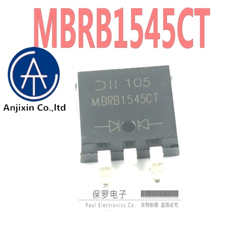 10 шт., 100% оригинальный и новый диод Schottky MBRB1545CT MBRB1545 TO-263, в наличии
10 шт., 100% оригинальный и новый диод Schottky MBRB1545CT MBRB1545 TO-263, в наличии